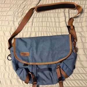 Timbuk2 Classic Messenger Bag - Denim Blue/Tan